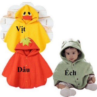 Aó choàng 1 lớp cho bé