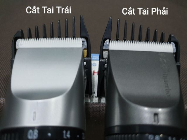 Cữ Tông Đơ Cao Cấp, Bộ 4 Cữ Nhựa 1mm, 2mm Và 2 Cữ Xéo Cắt Hai Bên Tai.(Ảnh thật)