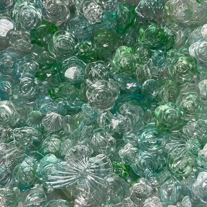 Ốp Điện Thoại Chất Liệu ABS Hình Hoa Đính Ngọc Trai / Bướm / Người Ngoài Hành Tinh Độc Đáo DIY