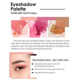 Bảng phấn mắt Cathy Doll Eyeshadow Palette 10g