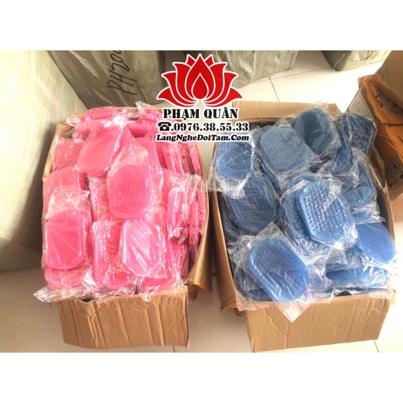 (chải 2 mặt êm) Bàn chải kinh lạc body, spa chải giảm béo, bàn chải lưng