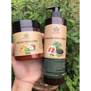 Cặp dầu gội thảo dược an mộc