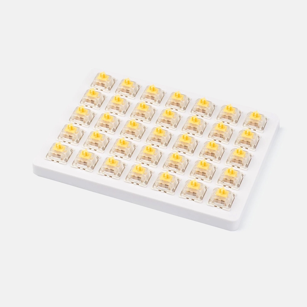 Công tắc bàn phím Switch Gateron Milky Yellow Pro dùng cho bàn phím cơ. Stock