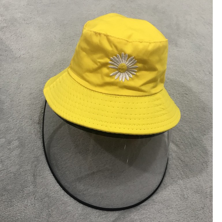 Mũ chống dich thêu hình hoa cúc nhiều màu thời trang Everest
