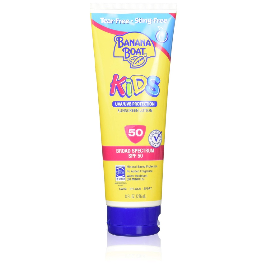 Kem chống nắng cho trẻ em Banana Boat Kids Broad Spectrum Sunscreen Lotion SPF 50 236ml thumbnail
