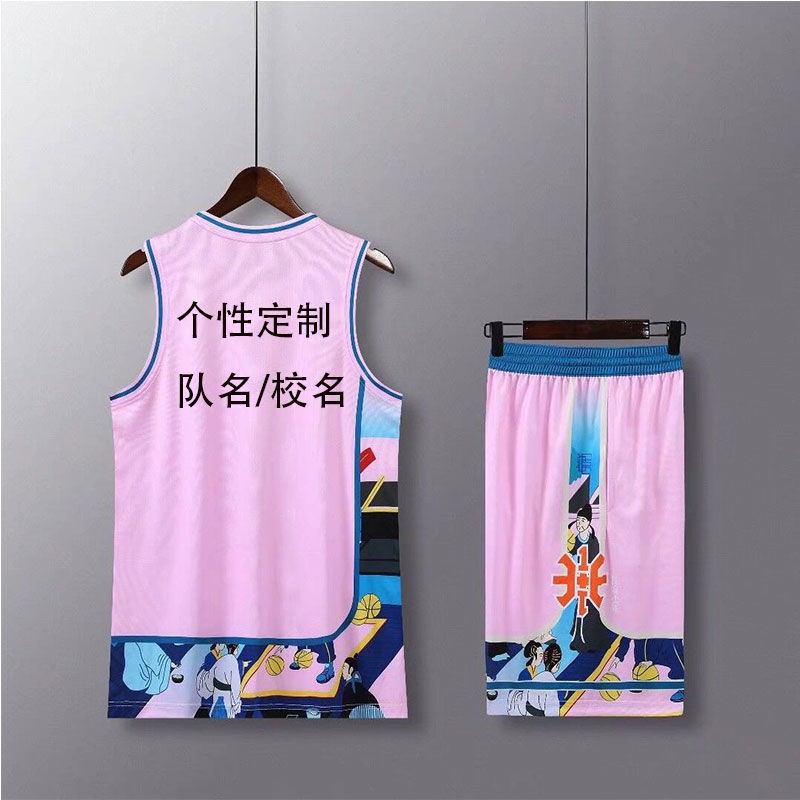 Quần áo thể thao✘Đồng phục bóng rổ phù hợp với xu hướng tùy chỉnh của nam giới Phong cách Trung Quốc và nữ sinh v