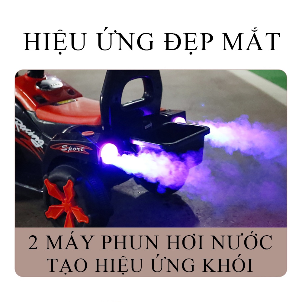 Xe cẩu điện cho bé, máy xúc có thể di chuyển điều chỉnh cần múc tặng kèm xẻng, mũ, giỏ phù hợp trẻ em 1 - 7 tuổi