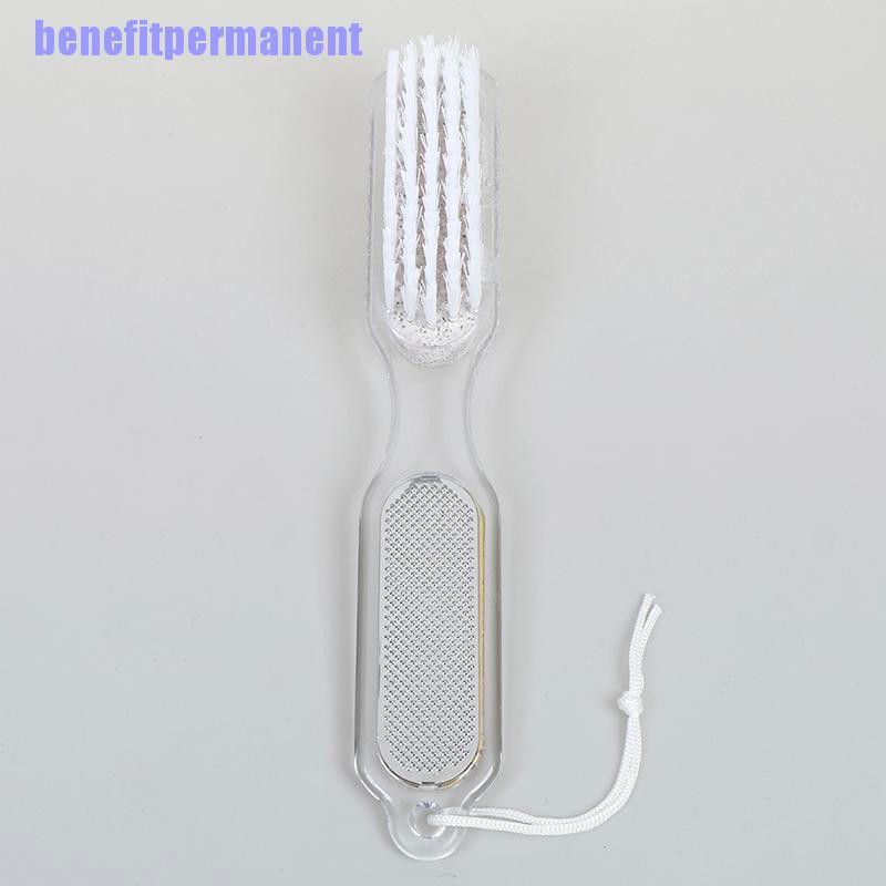 Benefitpermanent✹★ 4 In 1 Foot Brush Scrubber Feet Massage Scrub Brushes Remove Dead Skin Care