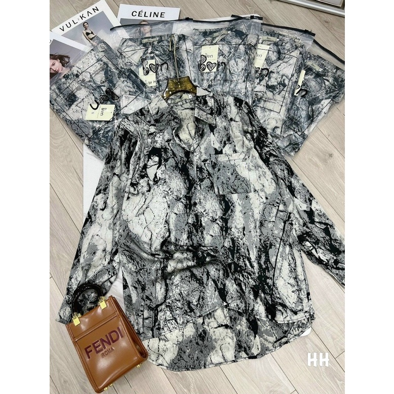 ÁO SƠ MI LOANG VÂN ĐÁ