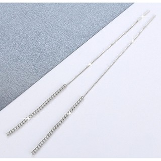 Bông Tai Nữ Chuỗi Dài Bạc 925 Cao Cấp S603