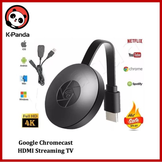 Mới Thiết Bị Chuyển Đổi Âm Thanh Google Chromecast 2 Hdmi