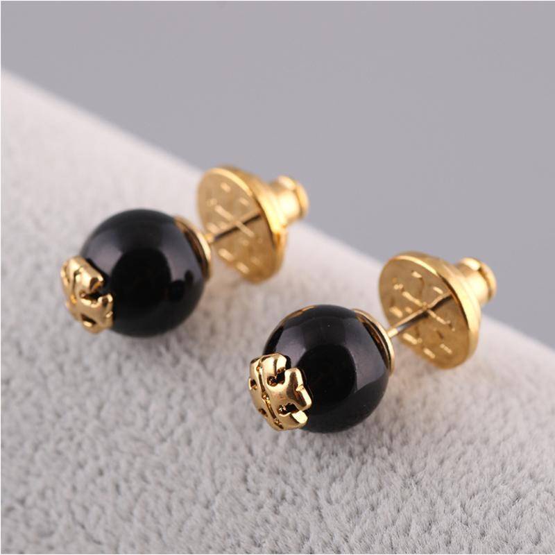 Bông tai tory burch TB đính ngọc trai sang trọng