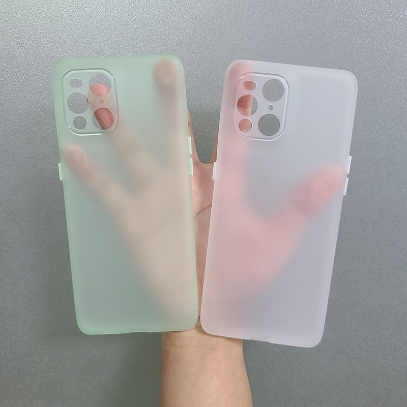 Ốp điện thoại dẻo siêu mỏng màu sắc nhám cho Oppo Find X3 Pro