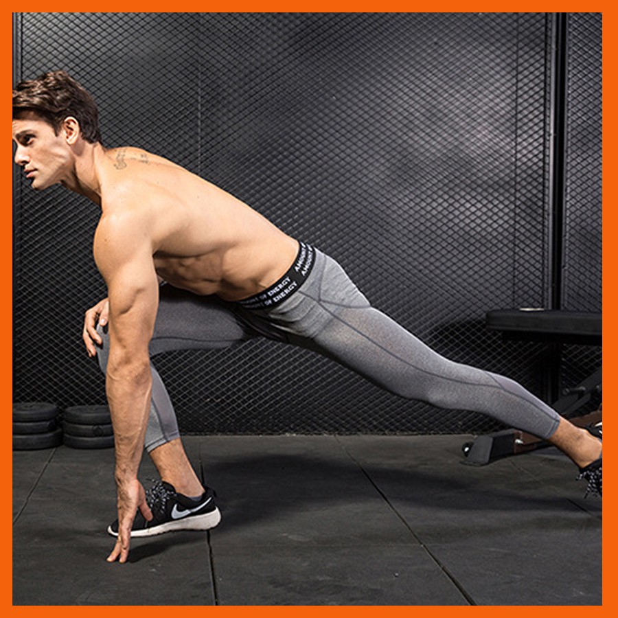 Quần legging thể thao tập gym nam 3/4 cao cấp co giãn 4 chiều, thấm hút mồ hôi tốt z82 | BigBuy360 - bigbuy360.vn