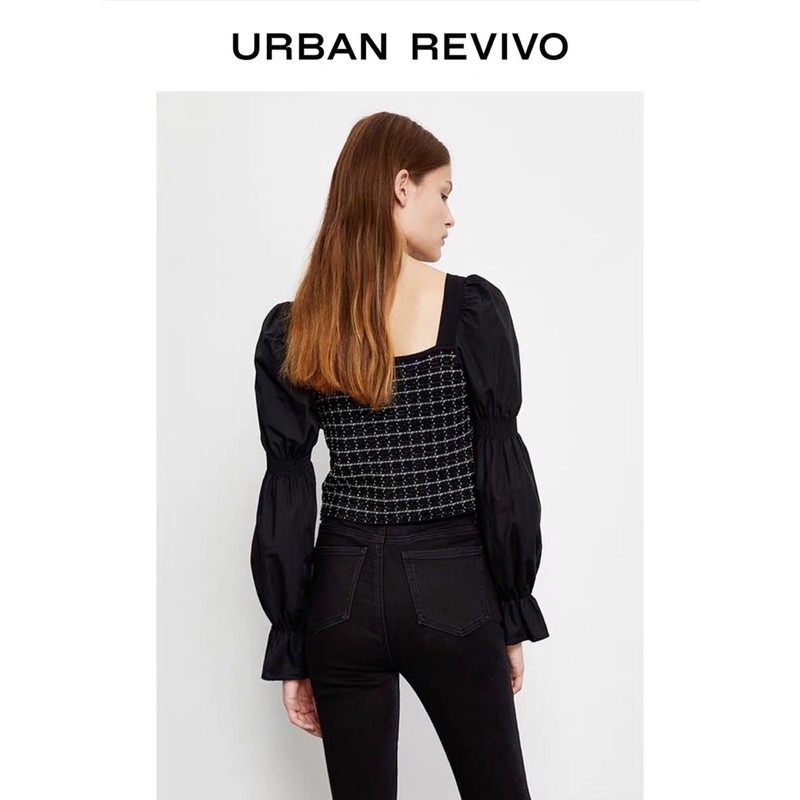 Áo len phối tay bồng Urban Revivo