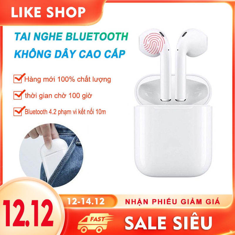 [I7S TWS - CAO CẤP] Tai Nghe Giá Rẻ Iphone Bluetooth không dây cao cấp  [EJ100002]