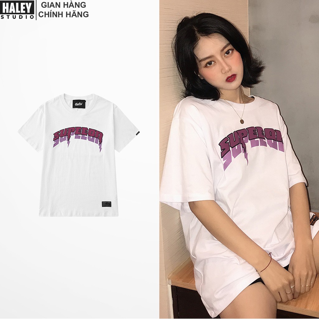Áo Thun Unisex Form Rộng Nam Nữ SUPEEON phong cách Hàn Quốc TN277 Haley | BigBuy360 - bigbuy360.vn