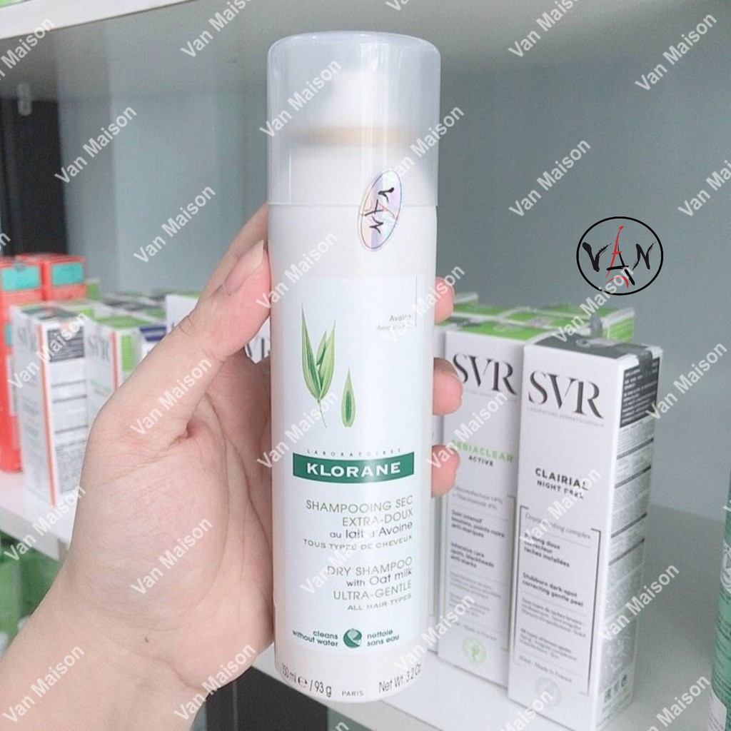 Dầu gội khô Klorane Dry Shampoo 150ml dành cho mọi loai tóc