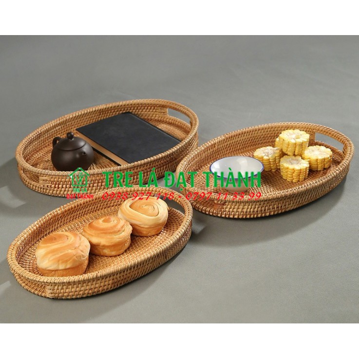KHAY MÂY OVAL