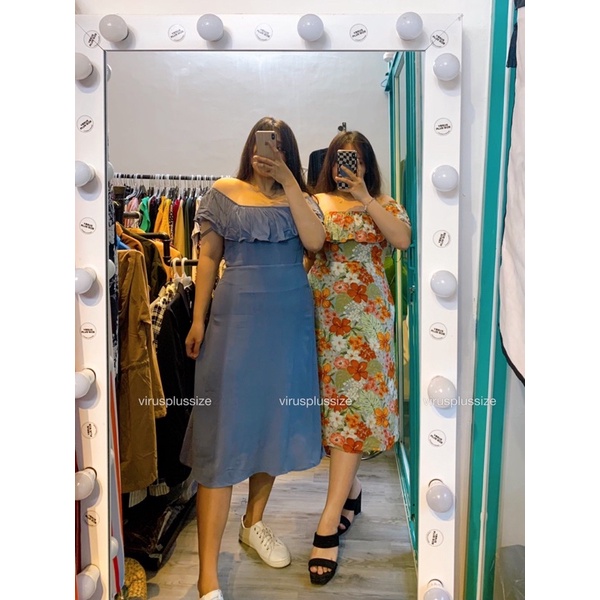 SALE outlet - đầm midi f21 & f21 plus xuất xịn bigsize