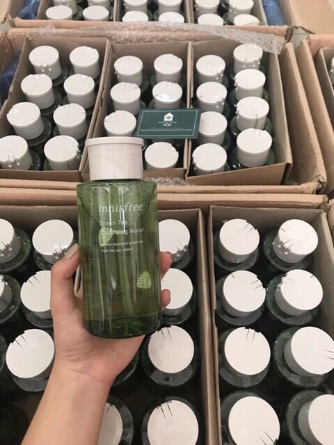 ( chính hãng) NƯỚC TẨY TRANG INNISFREE GREEN TEA CLEANSING WATER 300ML – MẪU MỚI 2019