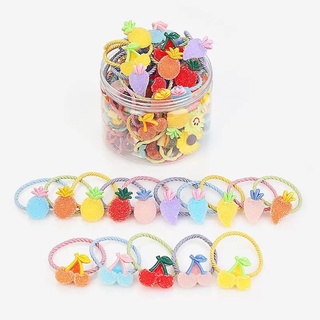 Hộp 30 dây cột tóc nhiều hình cho bé (ảnh thật ở cuối)
