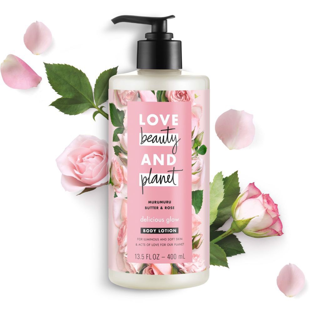 Sữa Dưỡng Thể Love Beauty and Planet 400ml Giúp Sáng Da, Dưỡng Ẩm, Thư Giãn Da