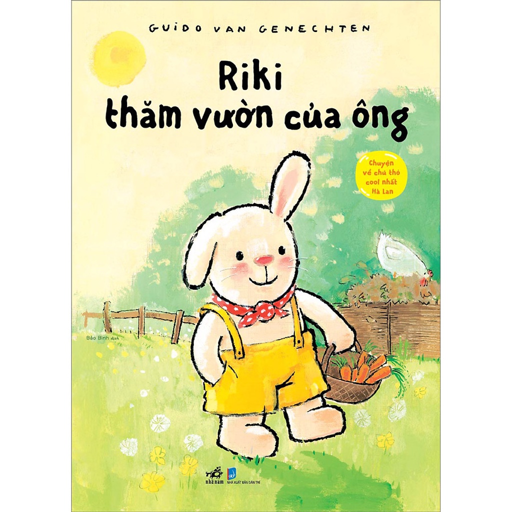 Sách - Riki thăm vườn của ông - Chuyện về chú thỏ cool nhất Hà Lan - Sách cho trẻ 3 - 6 tuổi