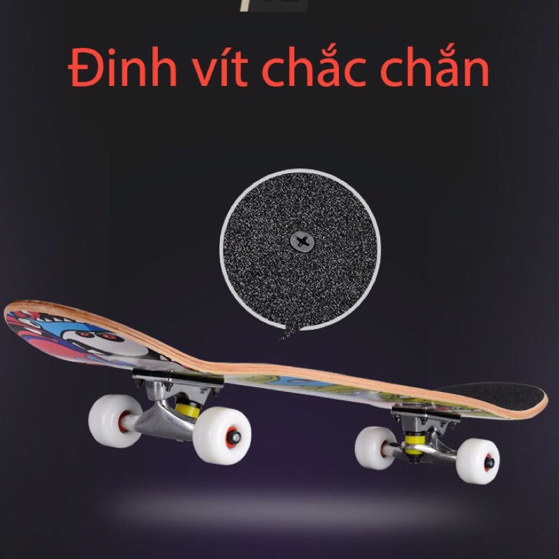 Ván trượt thể thao 3D bánh có đèn