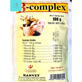 Bcomlex(100g) Hanvet dùng cho vật nuôi