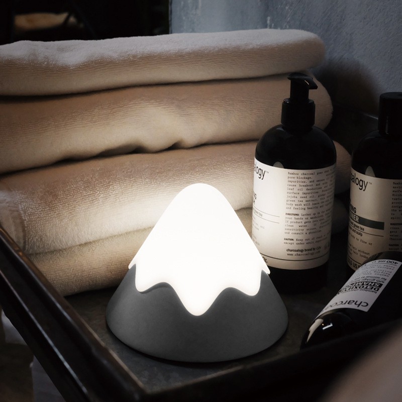 Đèn Ngủ Để Bàn Kiểu Dáng Sang Trọng Núi Fuji Decor Trang Trí, Tích Điện USB, Quà Tặng Sinh Nhật MEILI STORE