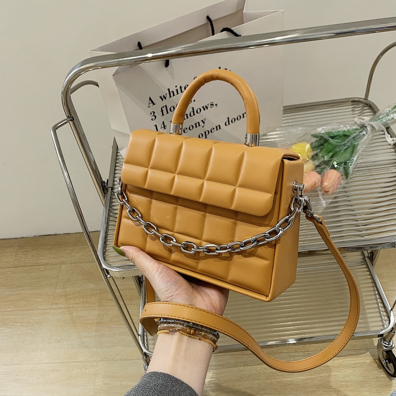 Túi Đeo Chéo Hình Vuông Nhỏ Kẻ Sọc Ca Rô Thời Trang Mùa Hè Hàng Mới 2022 Cho Nữ