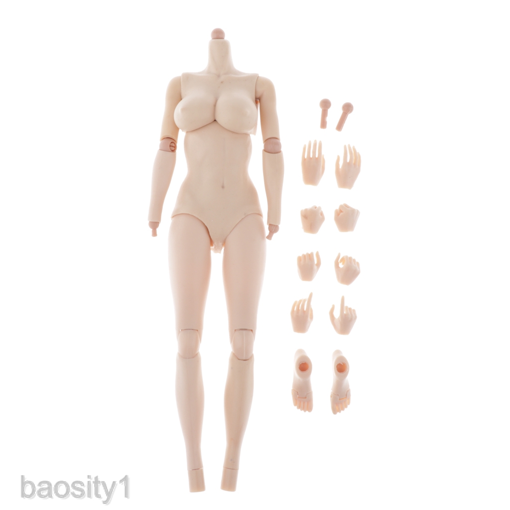 Mô Hình Đầu Búp Bê Nam Nữ 12 Inch Cỡ 1/6