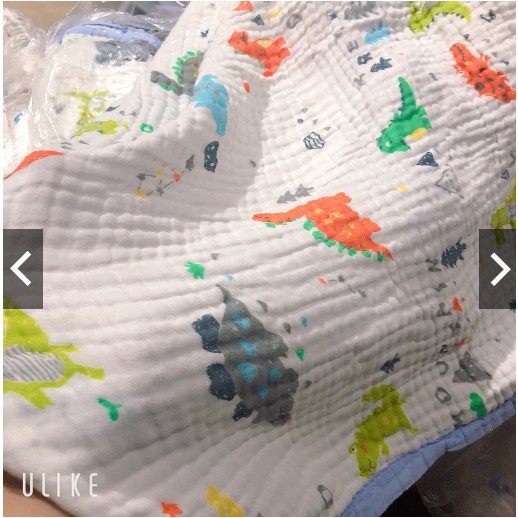 Chăn xô 4 lớp bo viền cực đẹp 110*110cm