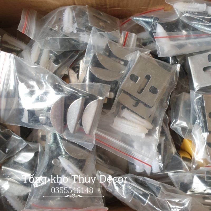 Kẹp gương treo tường, cúc treo gương chống gỉ