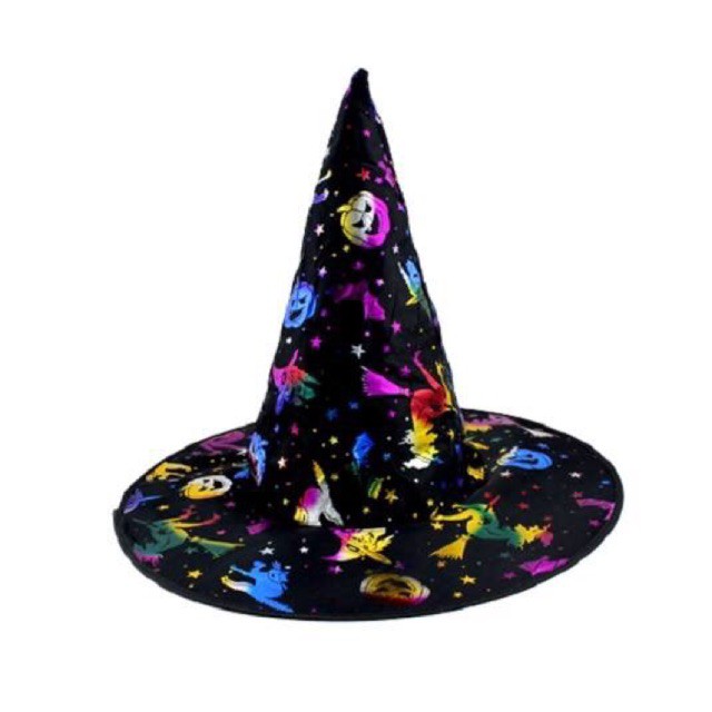 Mũ phù thủy hóa trang Halloween cho bé từ 3 tuổi trở lên