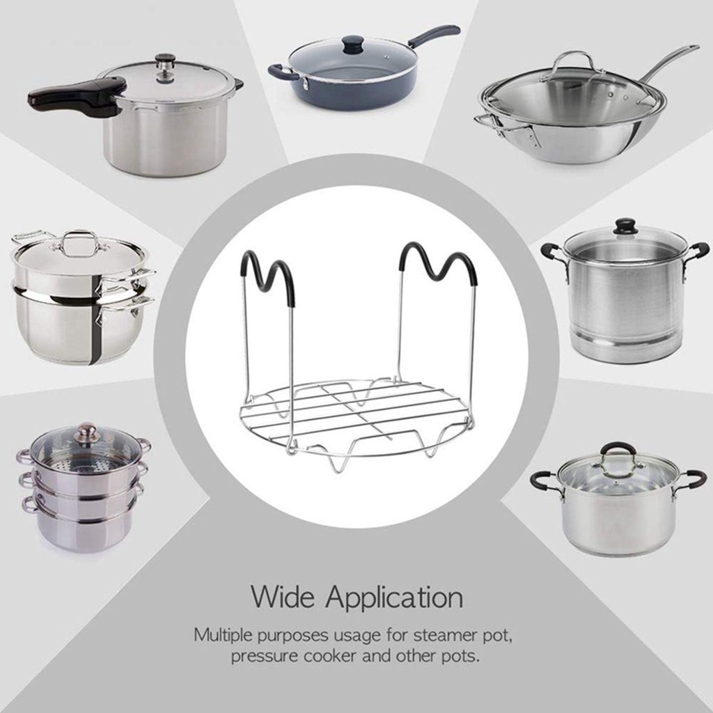 YIYU Giá Đỡ Nồi Hấp Bằng Thép Không Gỉ Bền Bỉ
