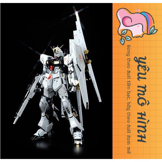 Mô hình Gundam MG RX-93 VFIGHTER ver.Ka Titanium Finish  Tặng kèm Decal nước và Base Gundam MG