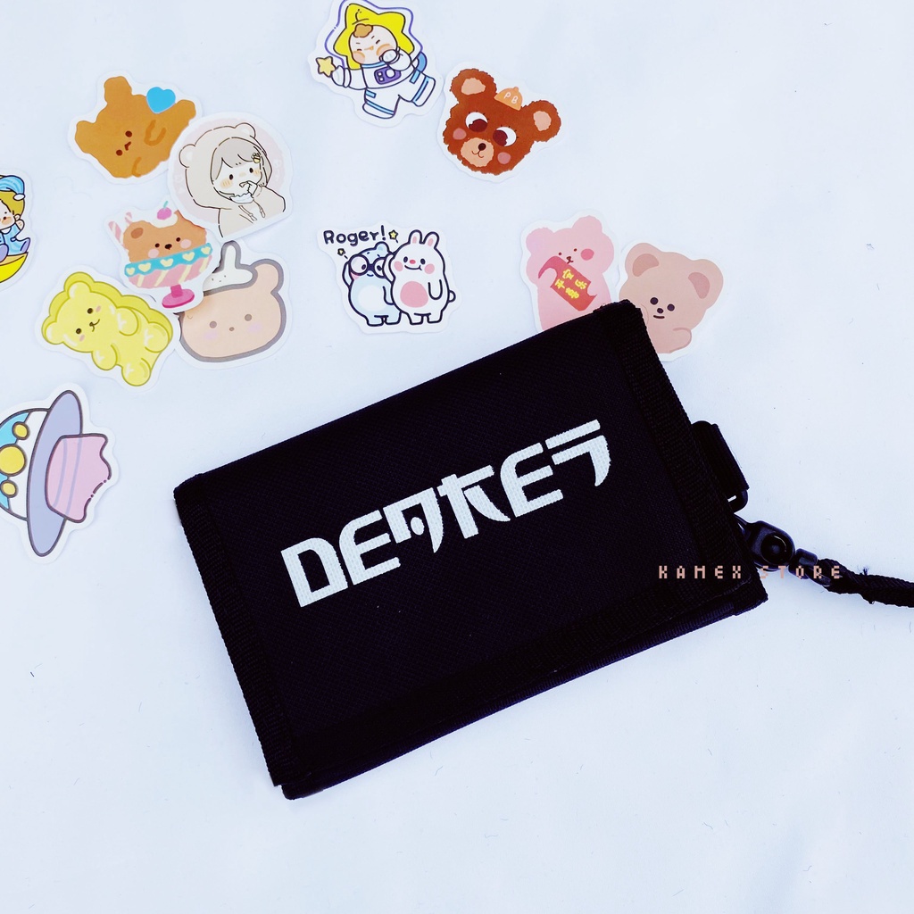 Ví Degrey Đen Basic ss2 Kamex + tặng kèm dây đeo & tag