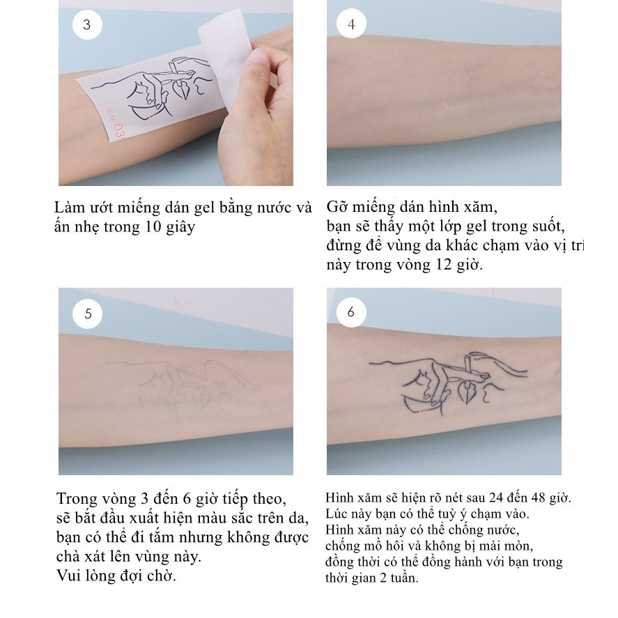 【SAI Magic Tattoo】Hình xăm ma thuật；kéo dài đến 2 tuần；hình xăm dán chống nước tạm thời；xăm giả đẹp 41