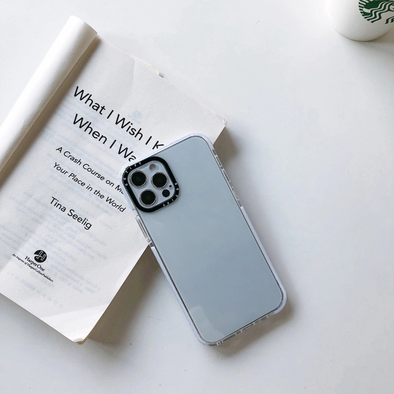 Ốp Điện Thoại silicone Mềm Trong Suốt Màu Trơn CASETIFY Cho iphone 15 14 plus 11 12 13 pro 15pro max