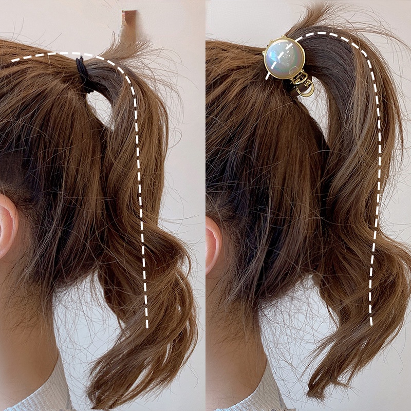 Kẹp Tóc Đuôi Ngựa Mini Phong Cách Hàn Quốc Cho Nữ