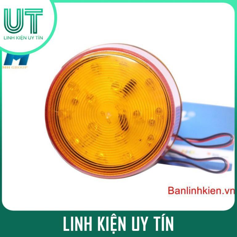 Còi Báo Động Nháy Đèn Vàng 12V DN12Y