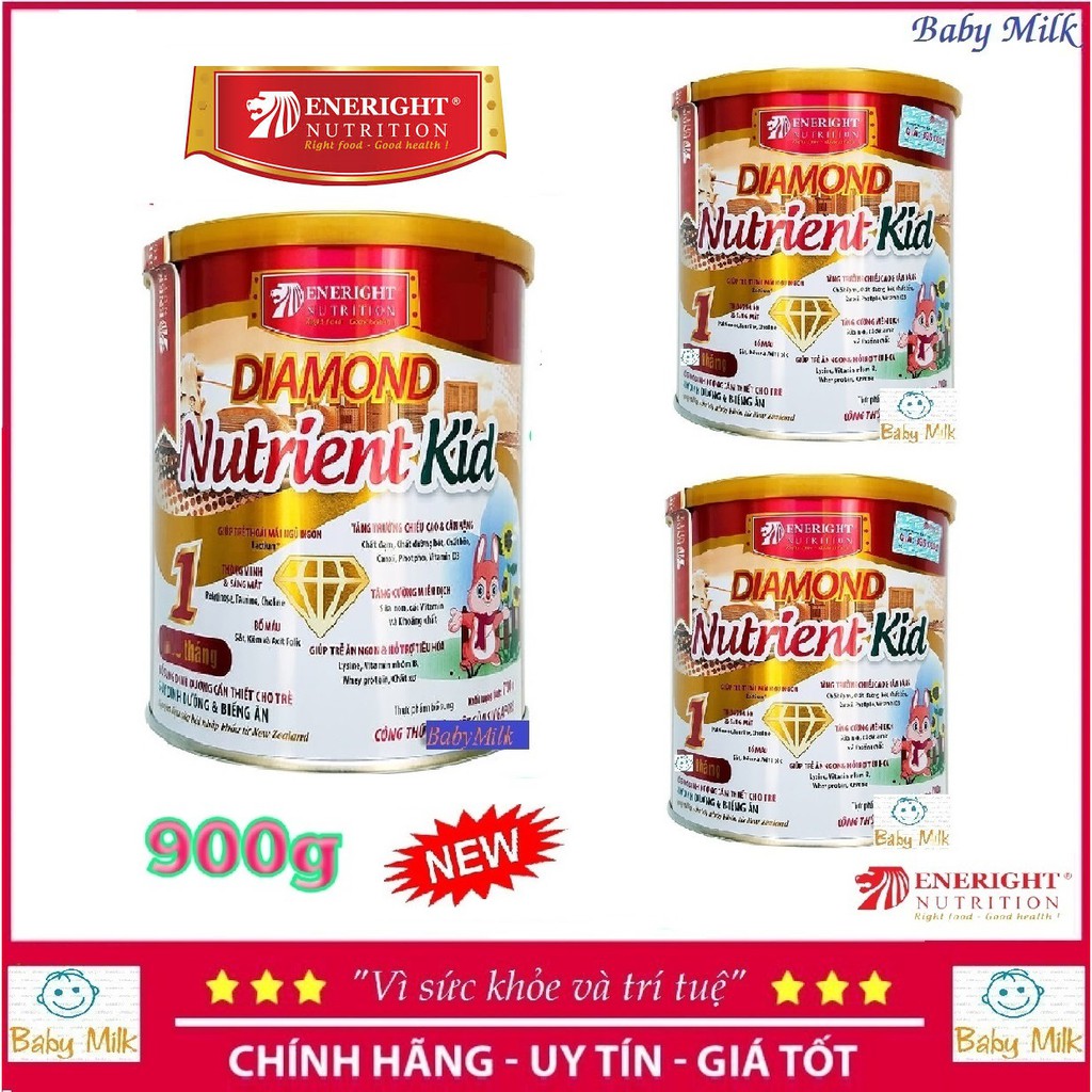 Combo 3 lon Sữa Diamond Nutrient Kid 1 (900g)