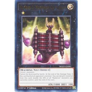 Thẻ bài Yugioh - TCG - Number 1: Numeron Gate Ekam / MGED-EN083'