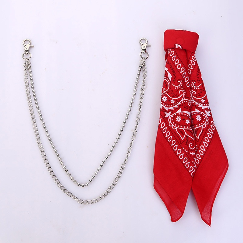 Ví Đựng Tiền Xu Phối Dây Xích Phong Cách Punk Hip Hop Cá Tính