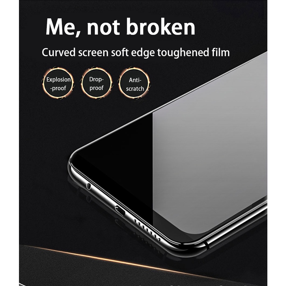 Kính Cường Lực Bảo Vệ Toàn Màn Hình 10000D Cho iPhone 12 Pro Max 12 Mini 11 Pro Max X Xr Xs Max 8 7 6 6s Plus 5 5s Plus