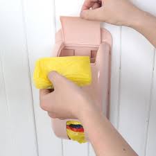 Hộp đựng túi nilong, túi đựng rác dán tường Việt Nhật (MS:2755) - Hộp rút túi nilong gắn tường tiện dụng