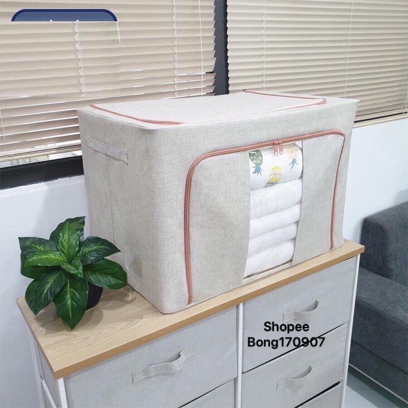 [Hàng VN xuất Thụy Điển- Gói tiết kiệm] Combo 2 Thùng Vải Canvas Theo Phong Cách Bắc Âu Size Max