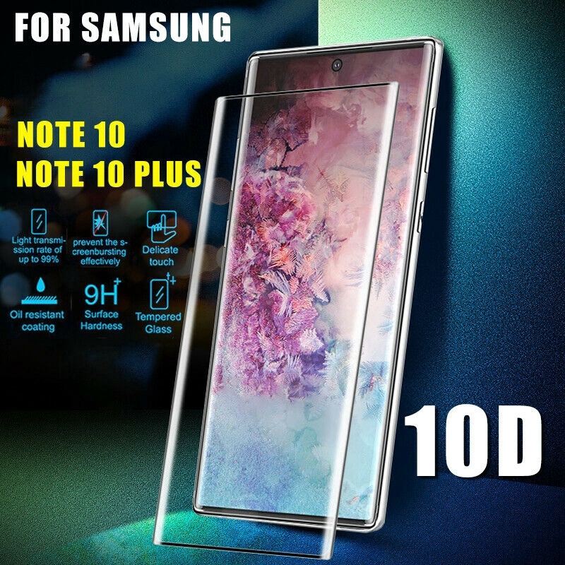 Miếng dán cường lực màn hình cong cho Samsung Galaxy S10 S9 S8 S7 Plus Galaxy Note 10